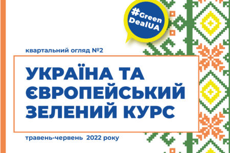 Україна та Європейський зелений курс: нові досягнення у другому кварталі 2022 року