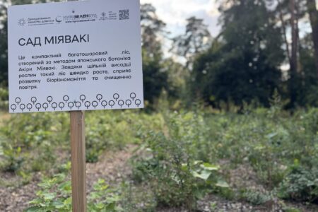 У Києві висадили сад за методом Міявакі